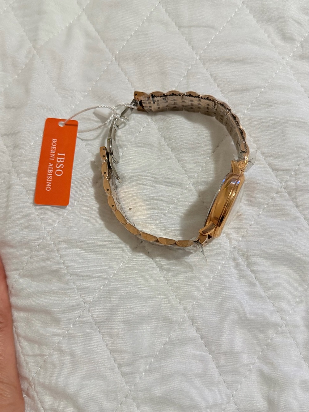 Women's Gold-Tone Stainless Steel Bracelet Watch